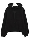 Puff Logo Hooded Top Black - ALEXANDER WANG - BALAAN 3