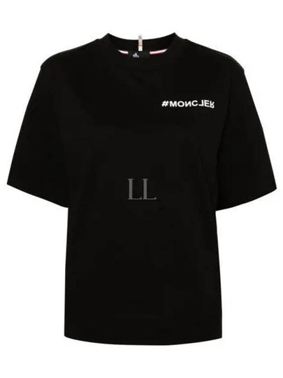 Logo Short Sleeve T-Shirt Black - MONCLER - BALAAN 2