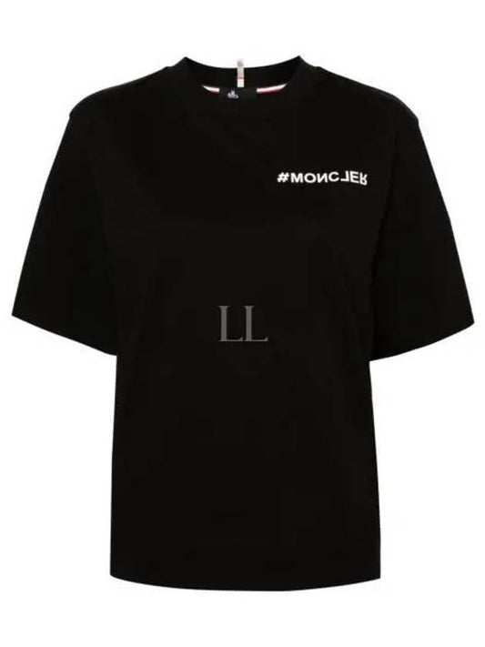 Logo short sleeve t shirt black - MONCLER - BALAAN 2