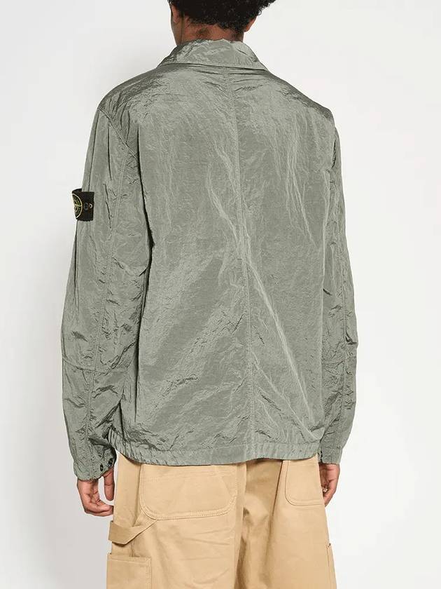 Nylon Metal Econyl Long Sleeve Shirt Green - STONE ISLAND - BALAAN 4