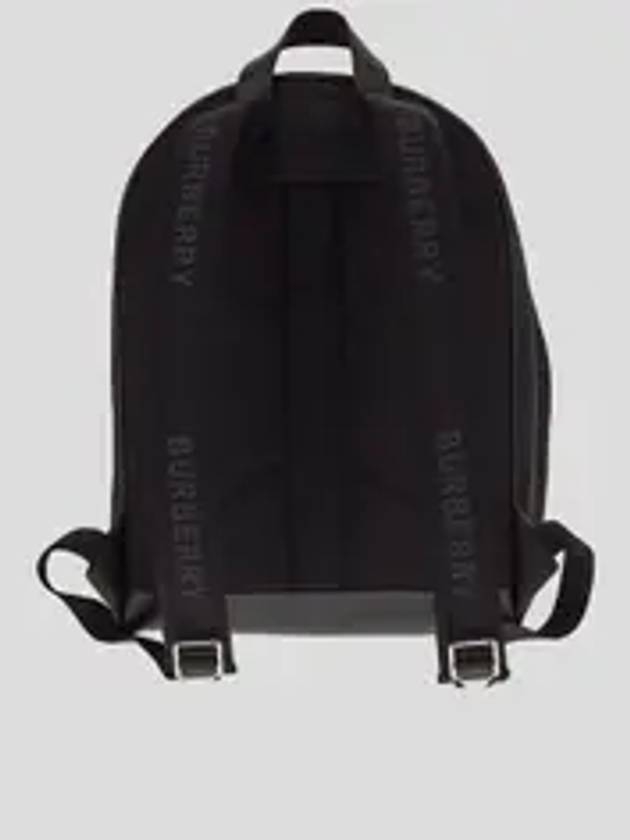 Logo Print Nylon Backpack Black - BURBERRY - BALAAN 4