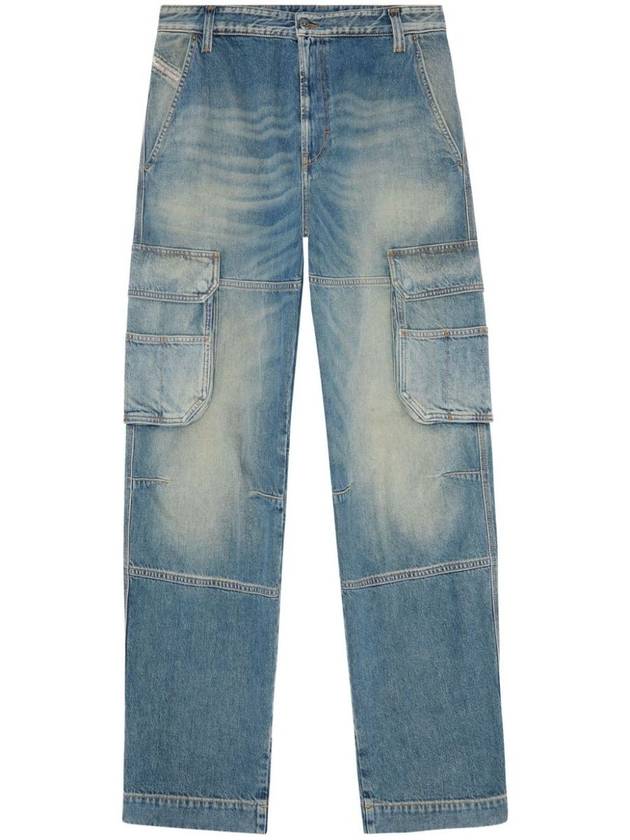 D Fish Straight Jeans Blue - DIESEL - BALAAN 2