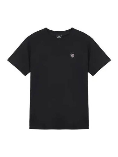 t shirt zebra short sleeve black - PAUL SMITH - BALAAN 1