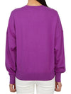 Marisans Logo Knit Top Purple - ISABEL MARANT - BALAAN 5