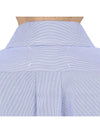 Stitched Cotton Long Sleeve Shirt Pale Blue - MAISON MARGIELA - 10