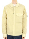 Chrome-R Zip-Up Over Long Sleeve Shirt Beige - CP COMPANY - BALAAN 2