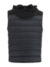 Shell R Mix Goggle Hooded Padded Vest Black - CP COMPANY - BALAAN 3