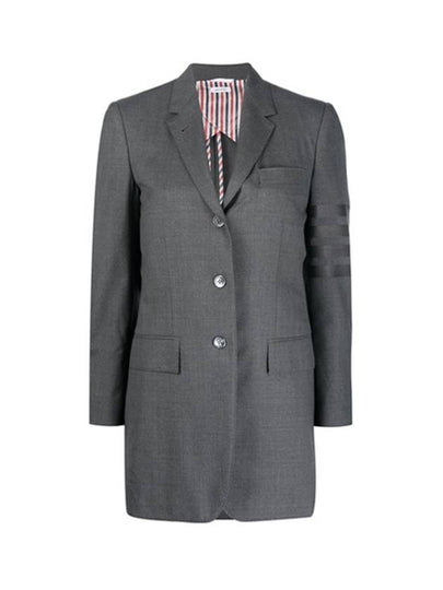 4 Bar Wool Jacket Grey - THOM BROWNE - BALAAN 2