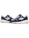 Star Running Sole Suede Low Top Sneakers Grey Navy - GOLDEN GOOSE - BALAAN 2