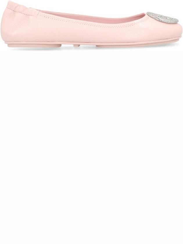 Minnie Leather Flat Pink - TORY BURCH - BALAAN 3