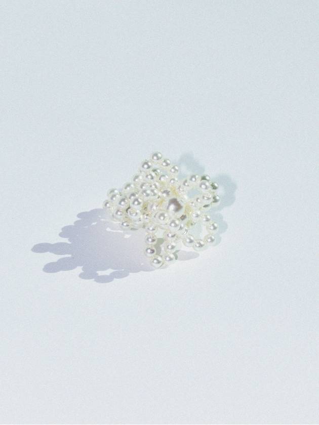 AMONG FLOWER PEARL RING Pearl bead ring - USITE - BALAAN 2