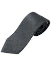 Men's GG Dot Pattern Silk Necktie Grey - GUCCI - BALAAN 3