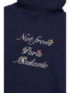 Drold Monsieur LE Slogan Hooded Sweatshirt HO141 CO001 NY - DROLE DE MONSIEUR - BALAAN 5