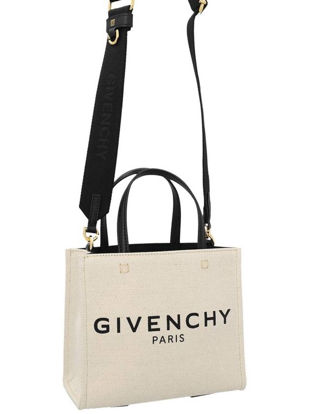 Canvas Tote Bag Beige - GIVENCHY - BALAAN 4