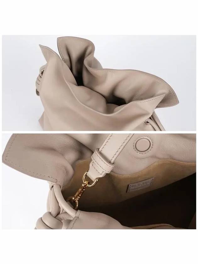 Medium Flamenco Nappa Calfskin Bucket Bag Sand - LOEWE - BALAAN 6