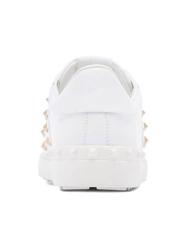Men's Rockstud Untitled Low Top Sneakers White - VALENTINO - BALAAN 5