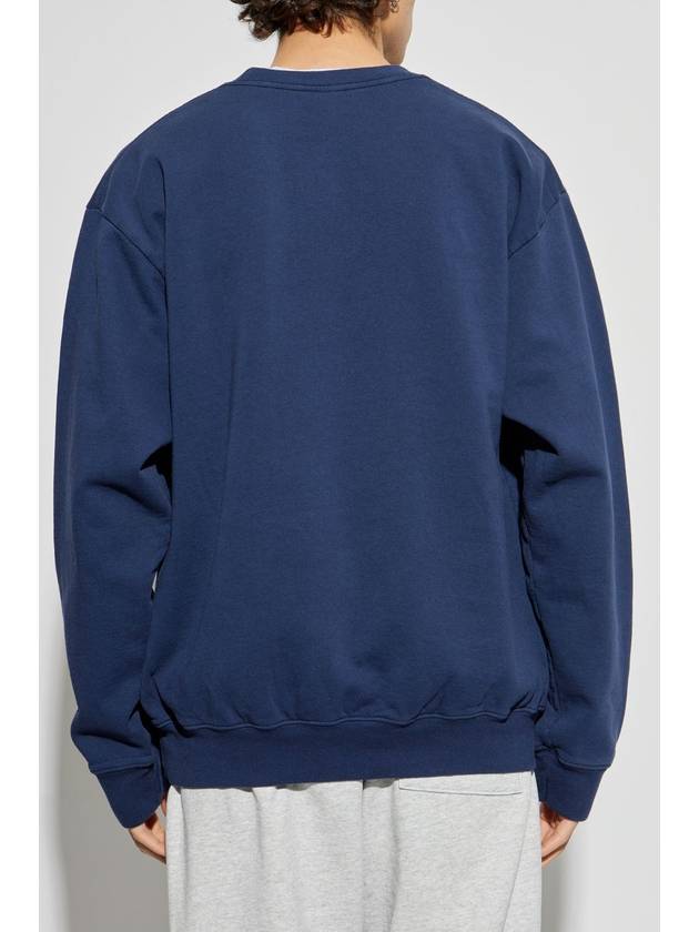 Sporty & Rich Sweatshirt From The NY Crest Collection, Unisex, Navy Blue - SPORTY & RICH - BALAAN 6