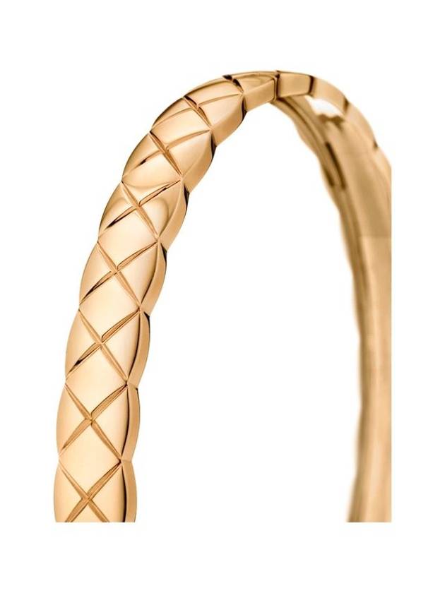 Coco Crush Quilted Bracelet Gold - CHANEL - BALAAN 3