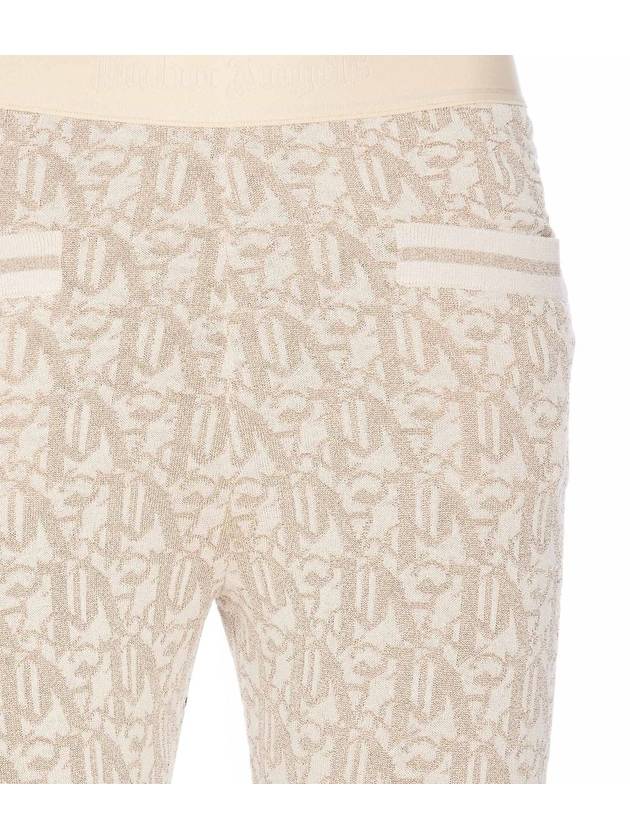 Short Pants PWHG026R24KNI0010361 OFfwHITE BEIGE WHITE - PALM ANGELS - BALAAN 5