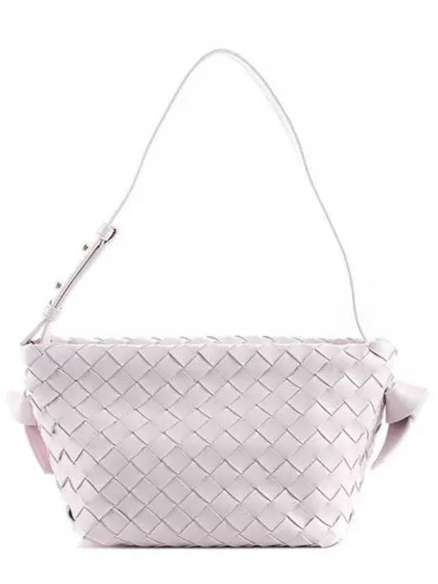 Intrecciato Tie Mini Shoulder Bag Pink - BOTTEGA VENETA - BALAAN 2