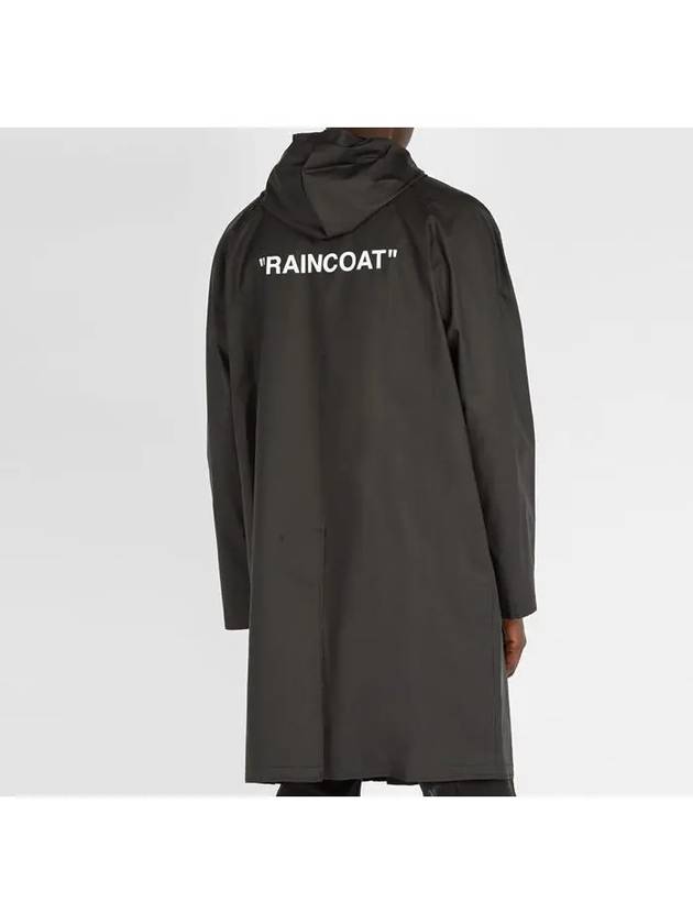 RAIN COAT print coat OMEA137 - OFF WHITE - BALAAN 4