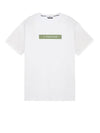 Micro Logo Print Short Sleeve T-shirt White - STONE ISLAND - BALAAN 2