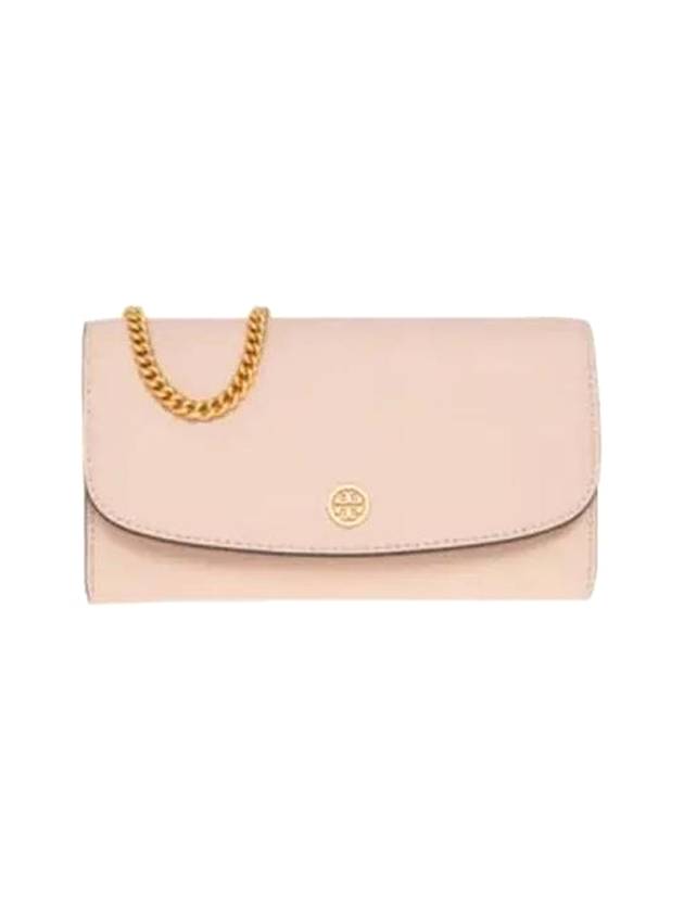 Robinson Pebbled Chain Shoulder Bag Goan Sand - TORY BURCH - BALAAN 1