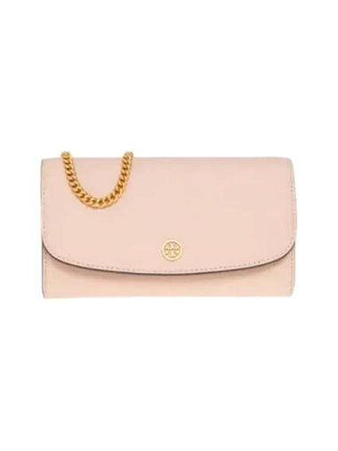 Robinson Pebbled Chain Shoulder Bag Goan Sand - TORY BURCH - BALAAN 1