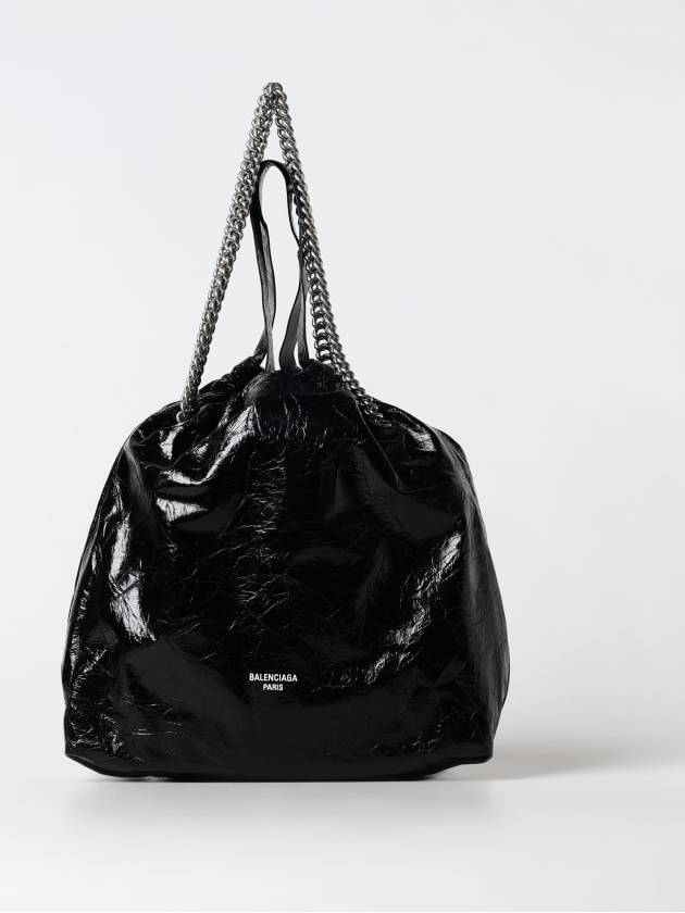 Crush Medium Tote Bag Black - BALENCIAGA - BALAAN 2