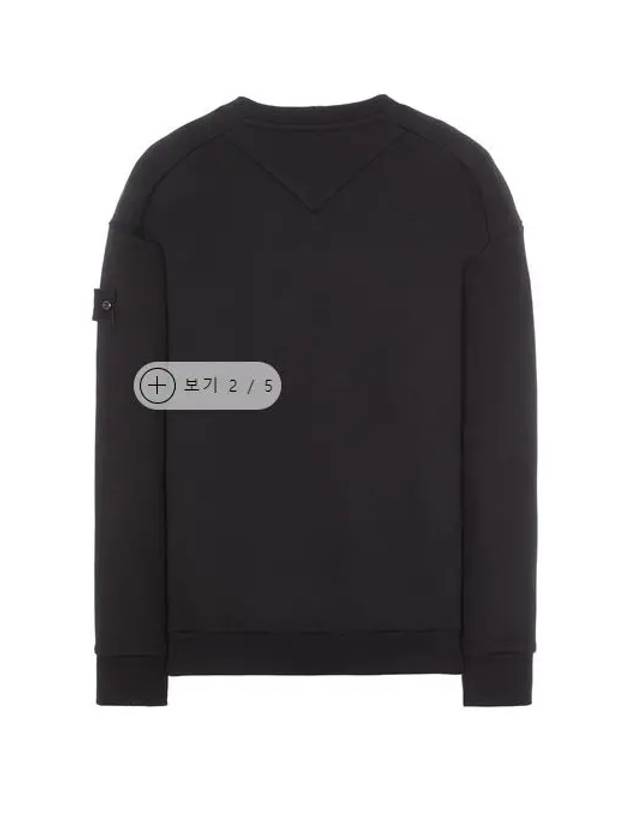 Waffen Patch Ghost Piece Cotton Sweatshirt Black - STONE ISLAND - BALAAN 3