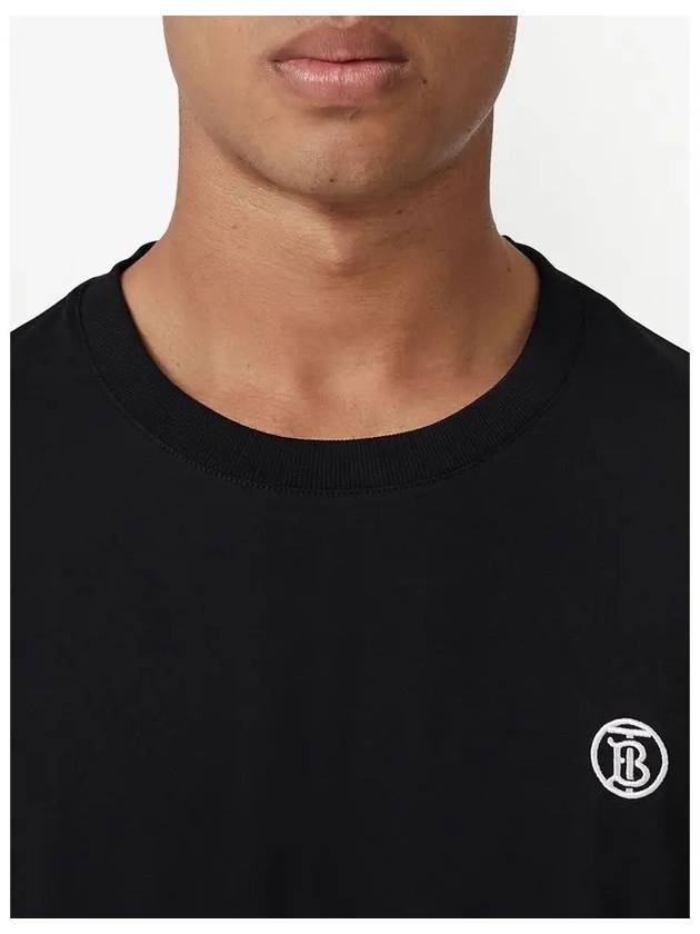 Parker Short Sleeve T-Shirt Black - BURBERRY - BALAAN 3