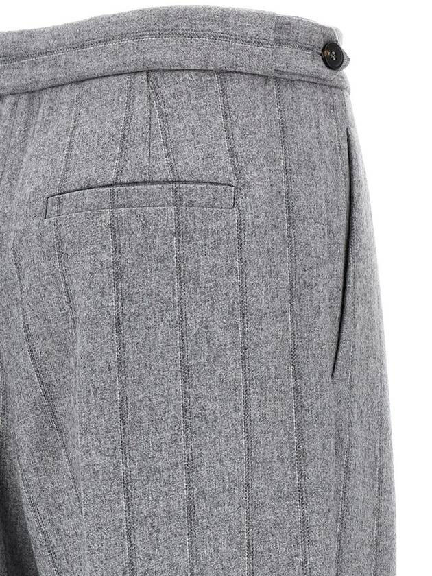 Brunello Cucinelli Pinstripe Pants - BRUNELLO CUCINELLI - BALAAN 4