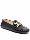 Women's Kate Gommino Leather Driving Shoes Black - TOD'S - BALAAN 3