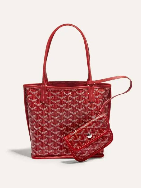 Anjou Mini Tote Bag Red - GOYARD - BALAAN 2
