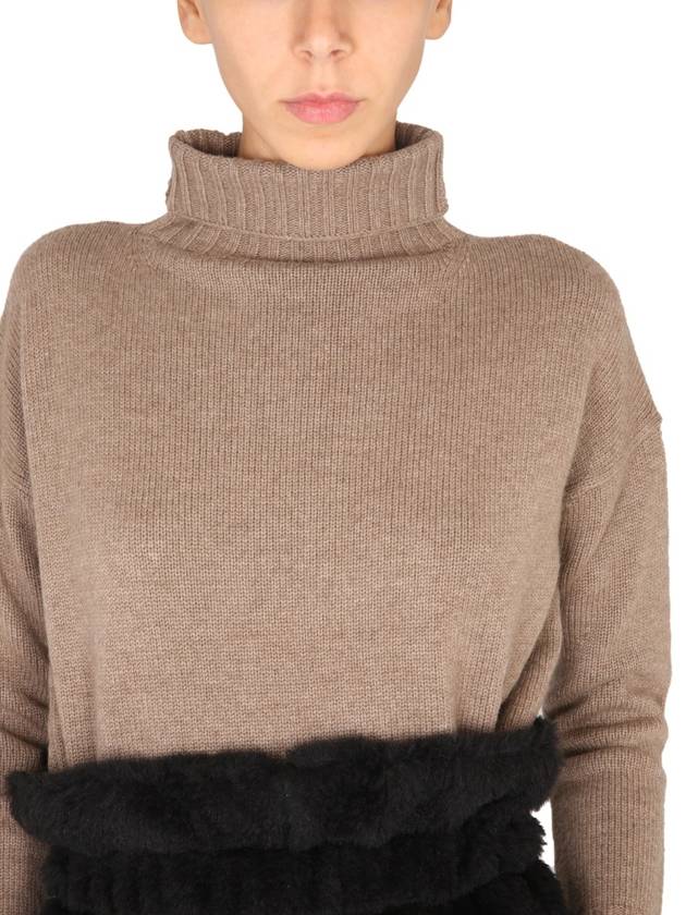 Wool Turtleneck Dove Grey - MAX MARA - BALAAN 5