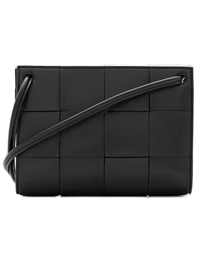 Intrecciato Cassette Mini Cross Bag Black - BOTTEGA VENETA - BALAAN 3