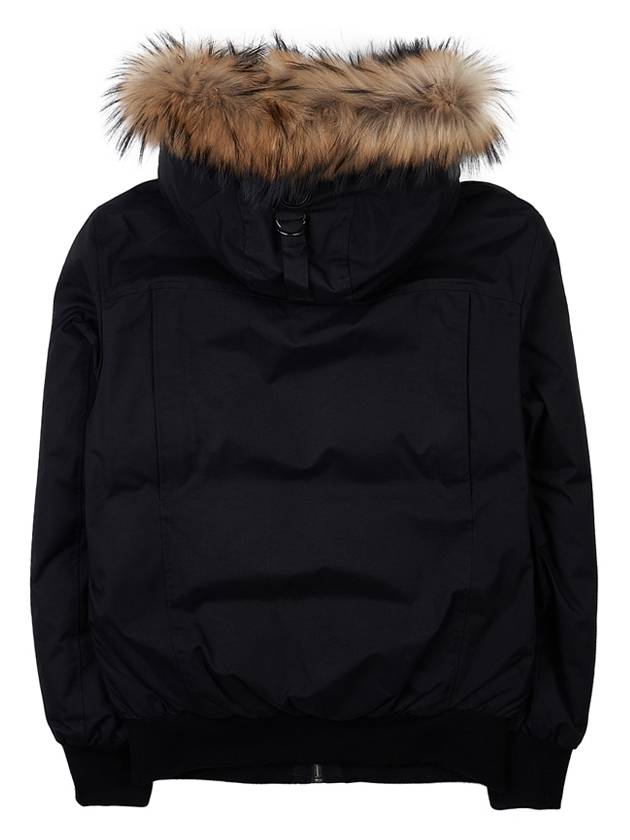 Dixon Nordic Tech Down Natural Fur Bomber Jacket Black - MACKAGE - BALAAN 3