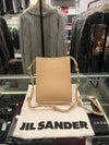 Tangle Smooth Leather Small Cross Bag Beige - JIL SANDER - BALAAN 2