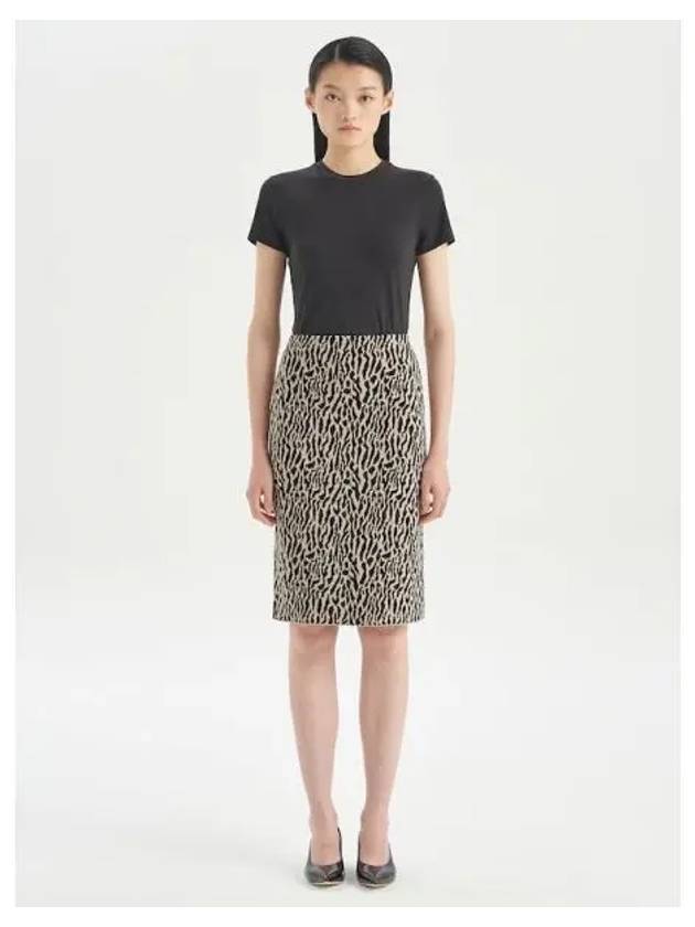 Women s Britol Cotton Pencil Skirt Black Domestic Product - THEORY - BALAAN 1