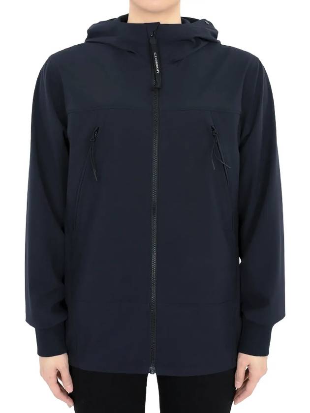 Shell-R Goggles Hooded Jacket Navy - CP COMPANY - BALAAN 4