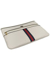 Women s 517551 White Leather Ophidia Clutch Bag - GUCCI - BALAAN 4