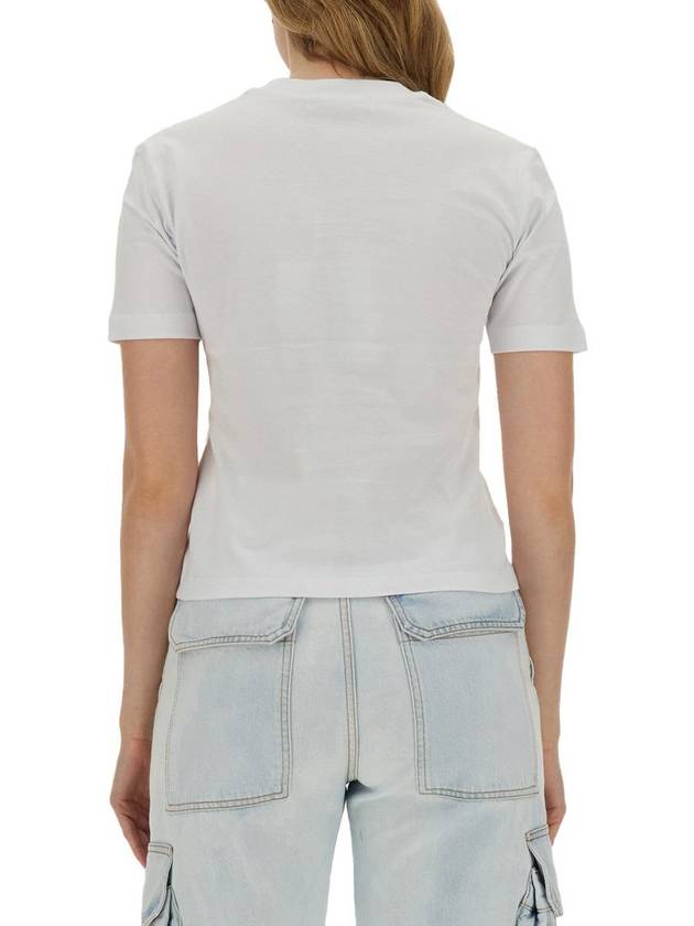 Short Sleeve T-Shirt 3641MDM116 24700201A WHITE - MSGM - BALAAN 4