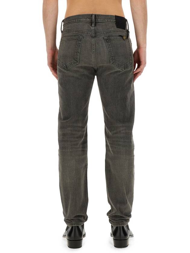 Denim Straight Pants DPR001 DMC036S24IG014 GRAY - TOM FORD - BALAAN 4