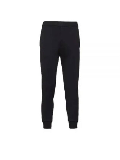 Triangle Logo Skinny Fit Track Pants Black - PRADA - BALAAN 2