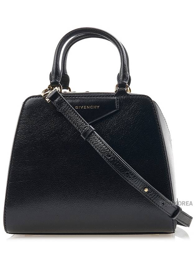 Antigona Cube Leather Mini Bag Black - GIVENCHY - BALAAN 2