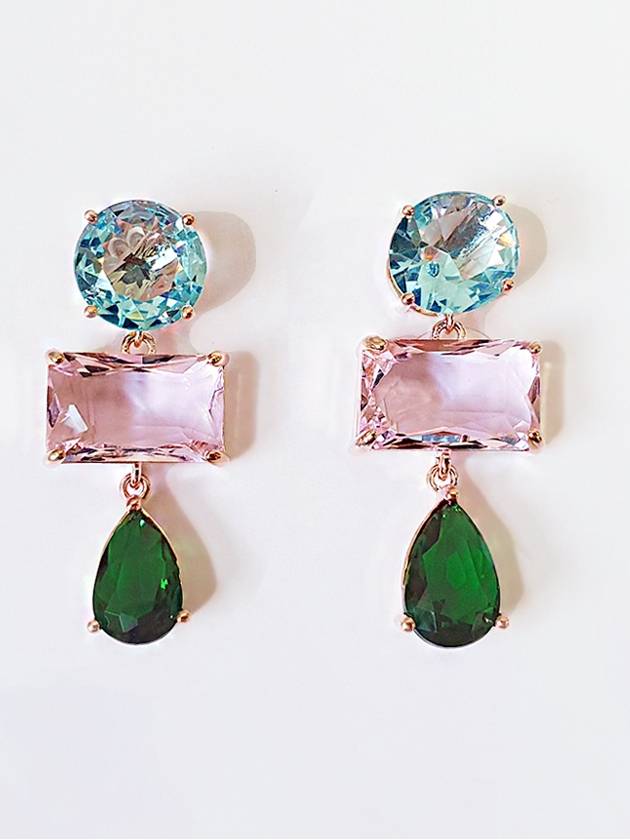 Linda Drop Cubic Earring Linda Drop Cubic Earring - SOSOO - BALAAN 1