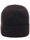 Men s Beanie Ami Alexandre Mattiussi Cashmere Hat Brown - AMI - BALAAN 5