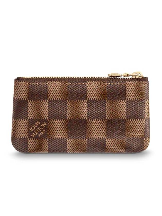 Damier Eben Pouch Key Holder Brown - LOUIS VUITTON - BALAAN 4