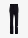 Men's Twill Unconstructed Cotton Straight Pants Navy - THOM BROWNE - BALAAN 3