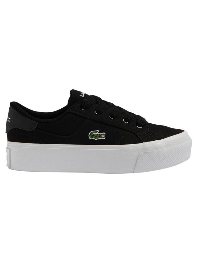 Ziane Platform Textile Low-Top Sneakers Black - LACOSTE - BALAAN 1